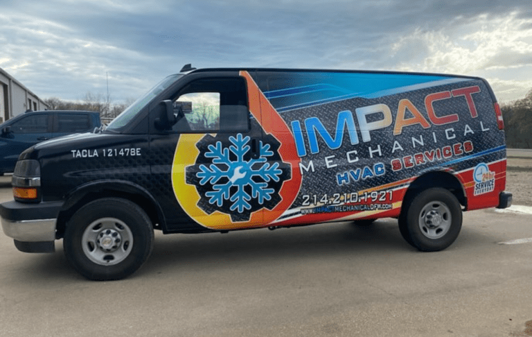 The Pros and Cons of Wrapping Your HVAC Van in Arlington