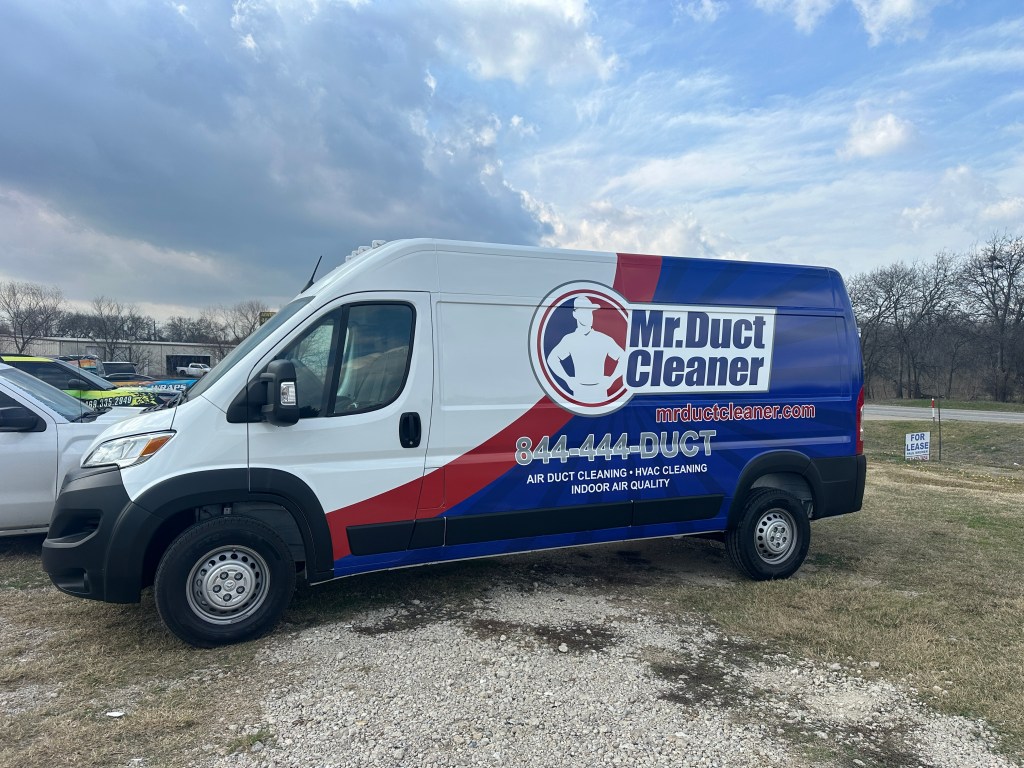 Full Vehicle Wrap Ram ProMaster, Mr. Duct Cleaner, Air Duct Cleaning - Mansfield TX